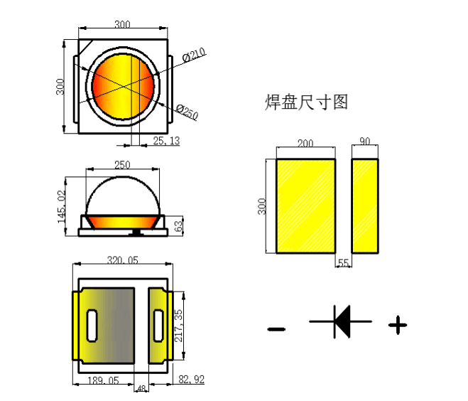 LED带凸头3030灯珠|3030凸头灯|3030凸头LED灯珠